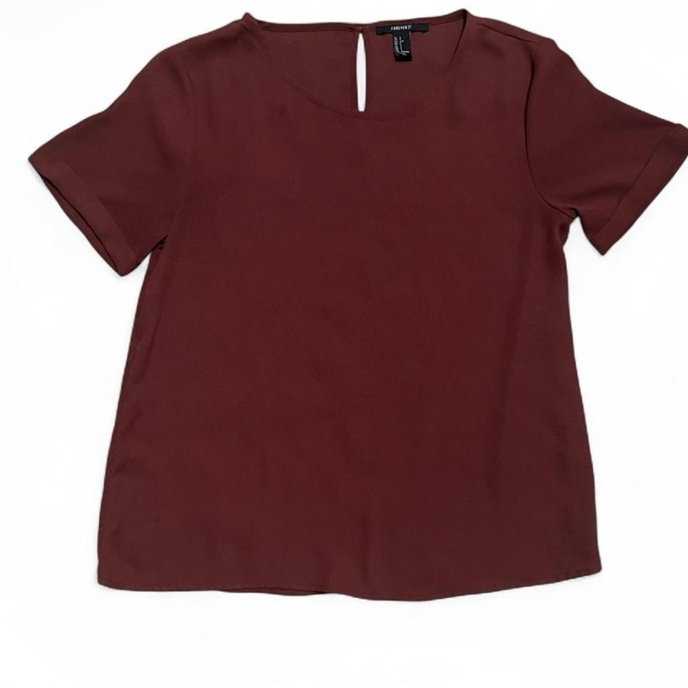 Burgundy Blouse